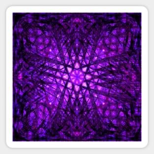 Purple Interlacing Sticker